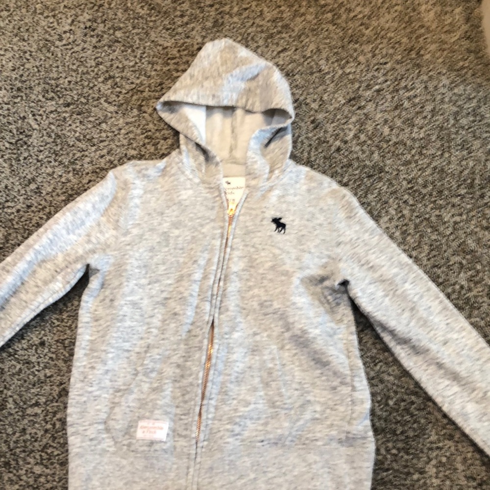 grey zip up